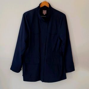 JJill light weather, cinch waist jacket